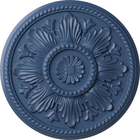 Edinburgh Ceiling Medallion (Fits Canopies up to 5 1/4"), Hand-Painted Americana, 18"OD x 1 3/4"P